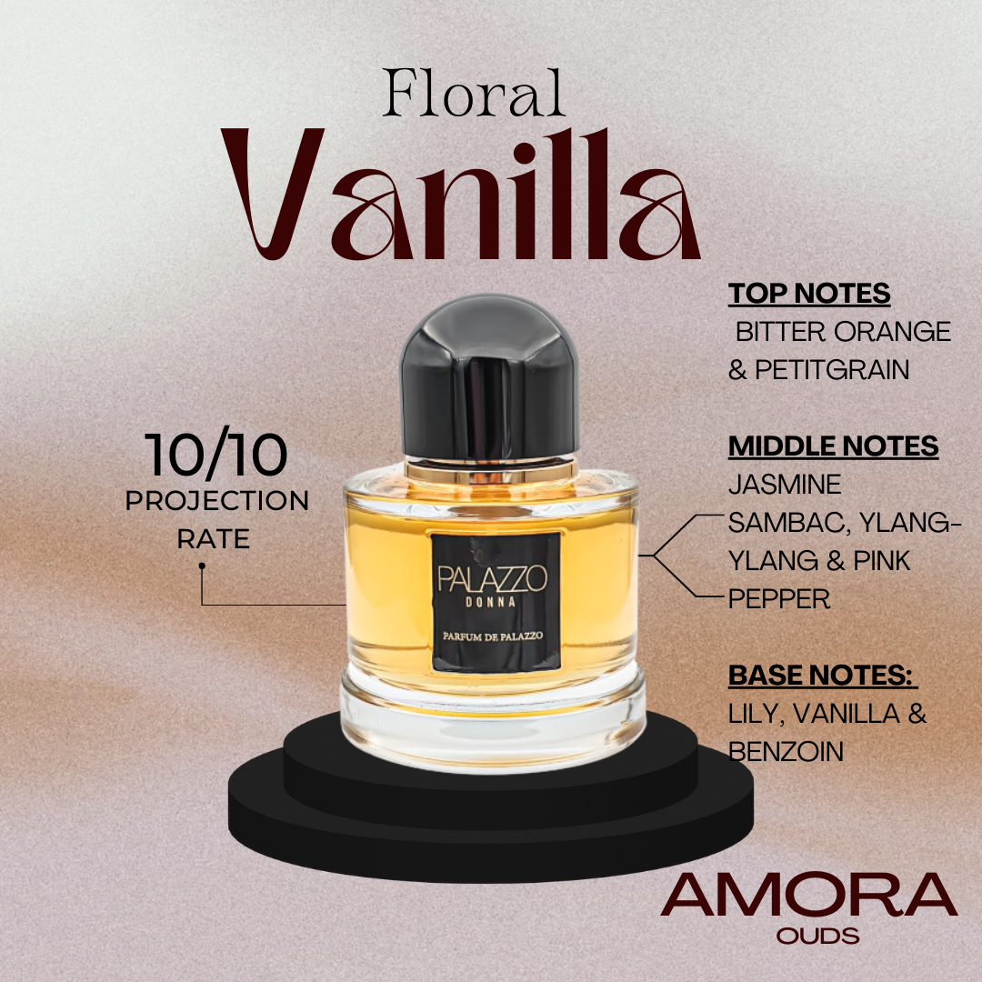 Palazzo Donna 100ML | Vanilla | Floral | Women